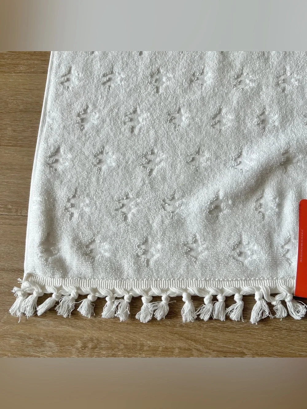NWT OpalHouse Jungalow Fringe Trim Bath Towels Set of 2